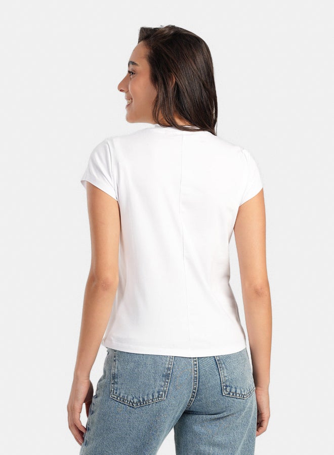 Carina Everyday Cotton Slip On T-Shirt - Image 4