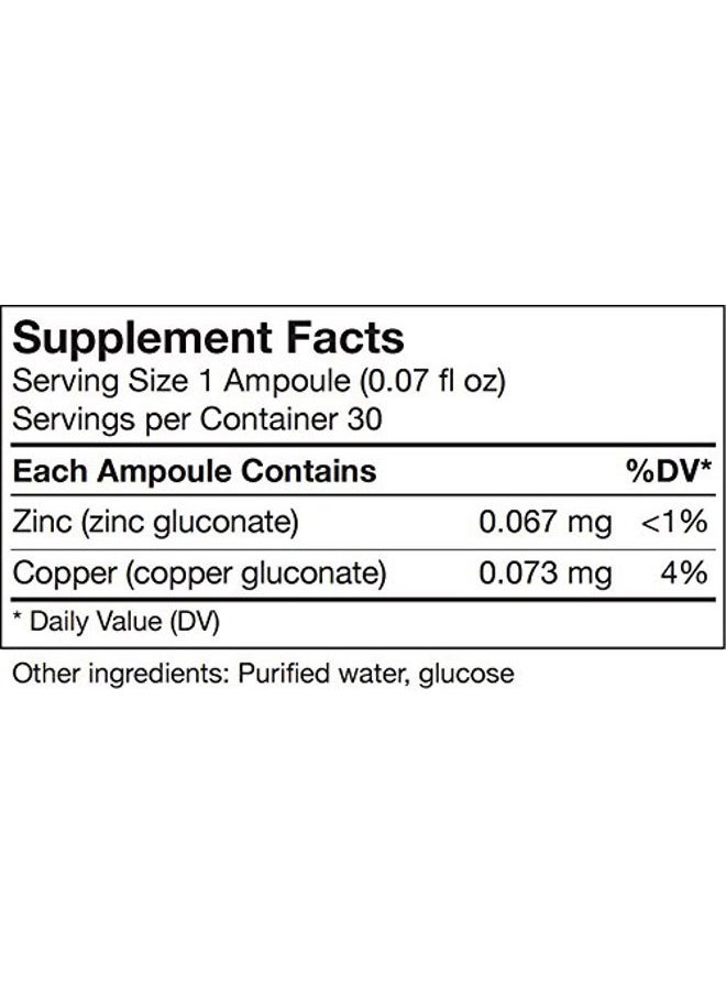 UNDA GAMMADYN Zn-Cu | Zinc-Copper Oligo-Element Supplement | 30 Ampoules  - Image 5
