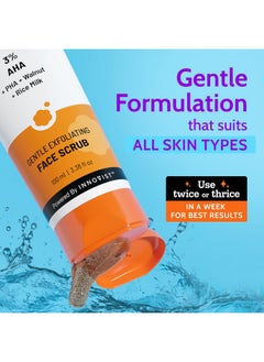 Chemist at Play Gentle Exfoliating Face Scrub With Mandelic Acid & Walnuts | Removes Dead Skin & Blackheads | Detans |Gives Instant Glow| Face Scrub For Women & Men | 100Ml  - Image 3