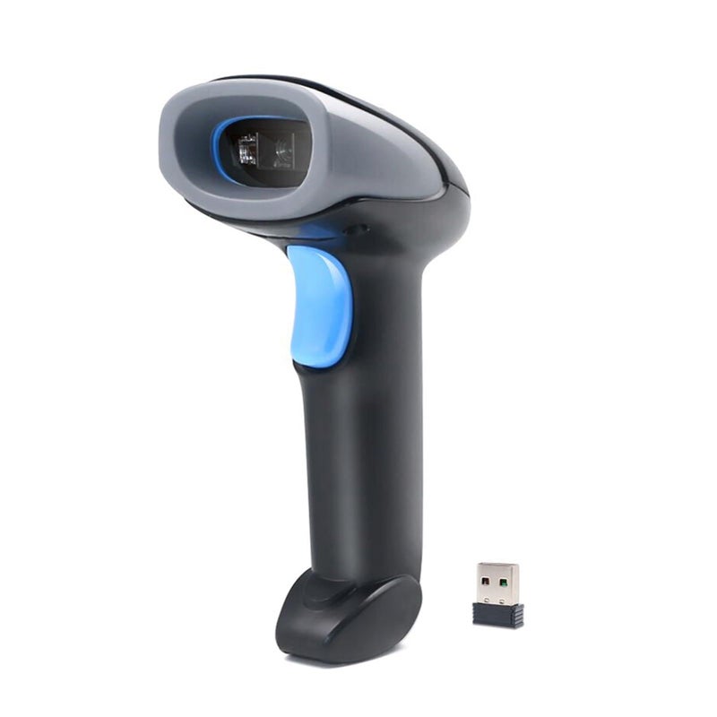Wireless Barcode Scanner 1D 2D QR Code USB Wired Reader Compatible Windows Mac Linux - Image 2