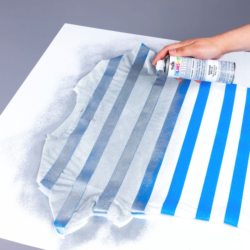 Tulip ColorShot Instant Fabric Color 3oz. Silver Shimmer - Image 4