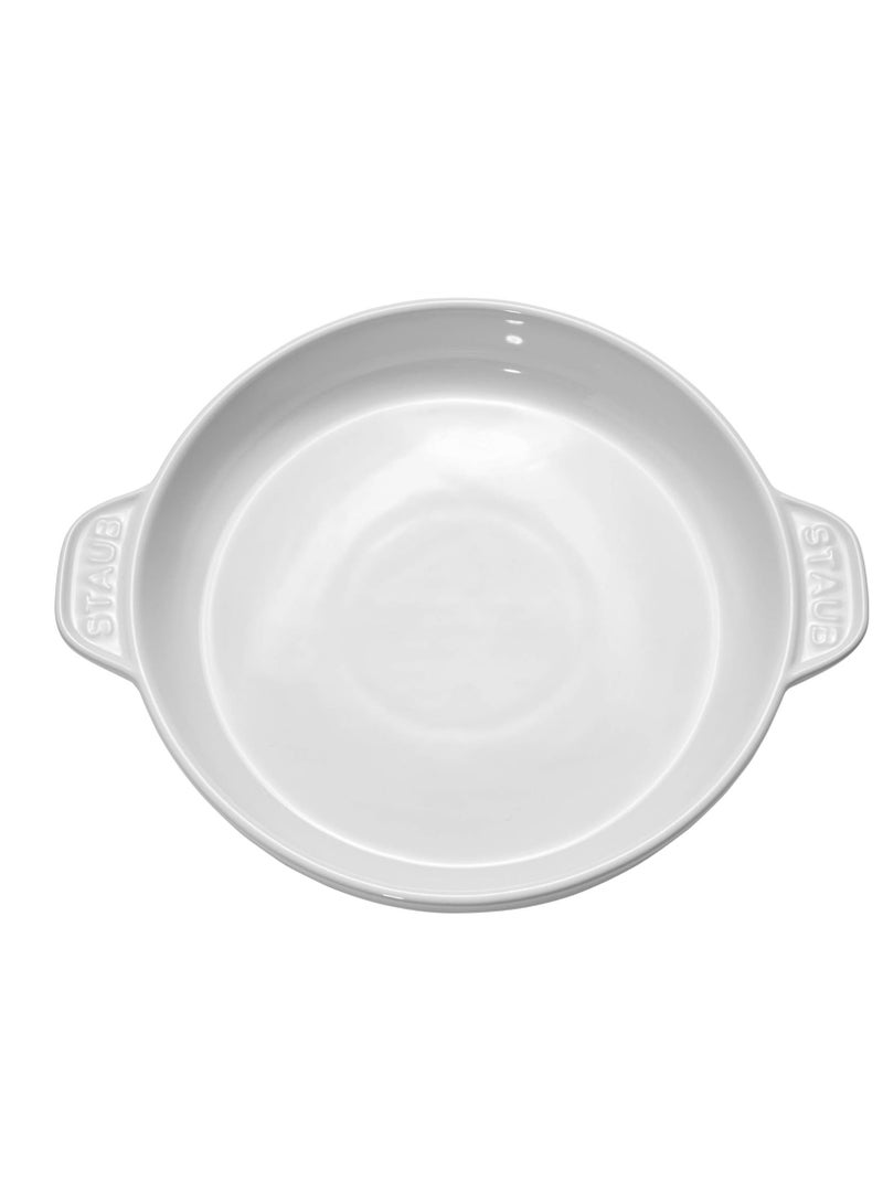 Staub Ceramics Covered Brie Baker, 8in, White - Image 3