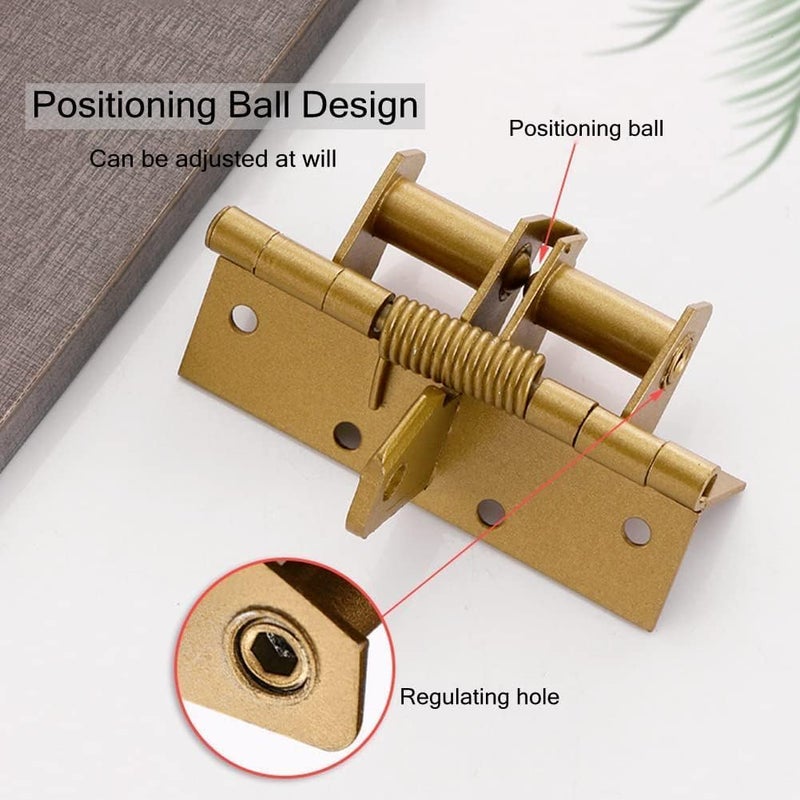Defflo Automatically Door Hinge Lock Spring Door Closer for Residential Commercial Purposes Door 35kg Light Weight PVCAluminium Doors Converts Hinged Door to Automatic SelfClosing DoorMulticolor - Image 4