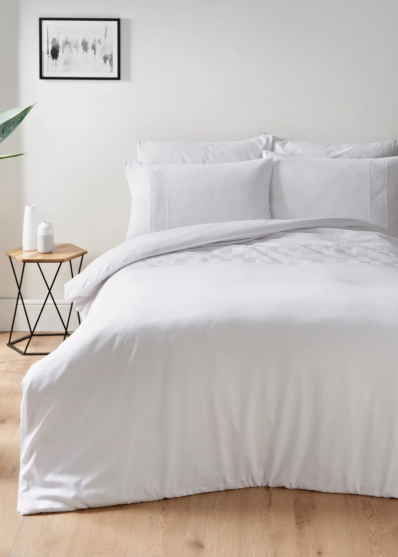 Matalan White Duvet Set