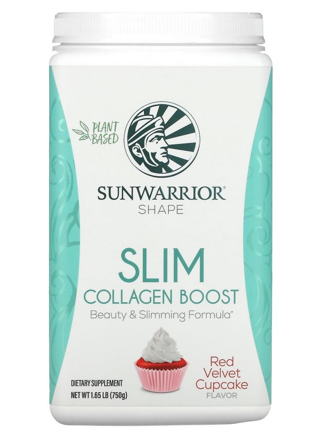 Sunwarrior Shape Slim Collagen Boost Red Velvet Cupcake 1.65 lb (750 g) - Image 1