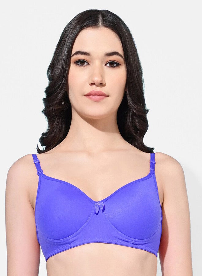 FIMS Pack Of 4 Full Coverage Lightly Padded Everyday Bras With All Day Comfort - Image 3