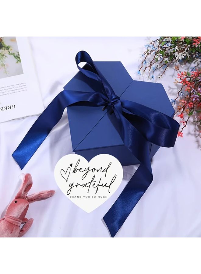 50 Pcs Heartfelt Thank You Cards Love Shape With Inspirational Messages For Weddings Valentine Day Thanksgiving Engagement And Customer Appreciation - Image 2