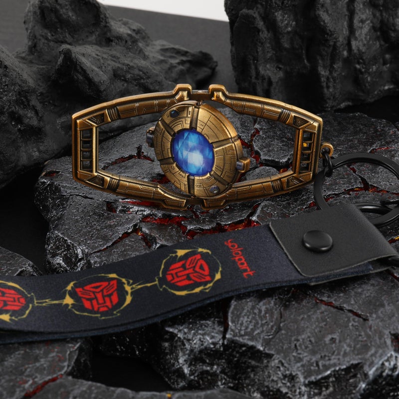 YOLOPARK Transformers Leadership Module Metal Keychain - 3x1.65 Inch Design Authentic Collectible for Fans - Image 5
