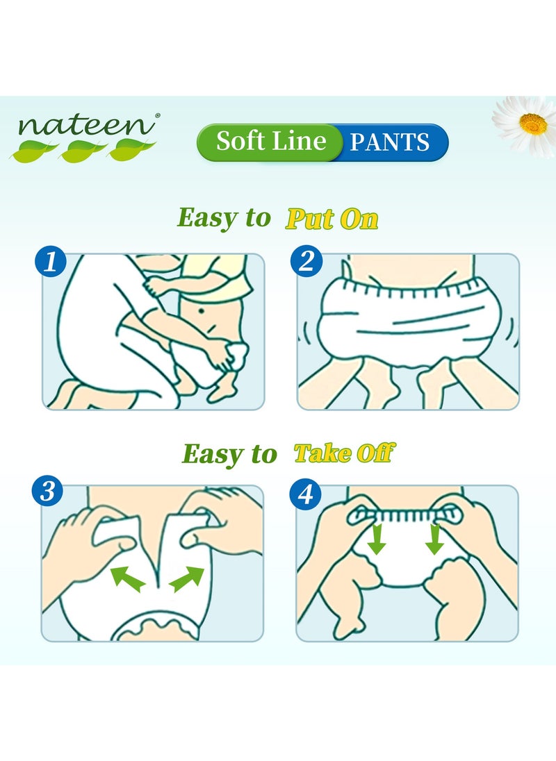 حفاضات أطفال Nateen Soft Line، مقاس 6 (15+كجم)، مقاس XX-Large، سراويل حفاضات عدد 42، سراويل حفاضات أطفال فائقة النعومة وجيدة التهوية. - pzsku/Z933C9CAD0EEE17E9D92DZ/45/_/1740564224/b06d2ecc-2947-498f-b6e7-910533bbd334