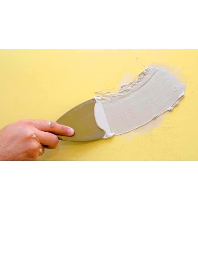 Bossil All-Purpose Putty, Putty Filler, Spackling for Drywall, Quick Drying, Designed for Interior and Exterior Home Use, Paintable, Permanent, Non-Shrinking, 500g & 2" Wall Scrapper - Image 3