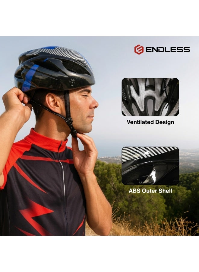 ENDLESS  EL1049 High Quality Cycle and Skates Helmet with Adjustable Strap | Material : Polycarbonate, EPS | With Inside Cushioning Padding for Comfort | For Adults, Women and Men - Image 2