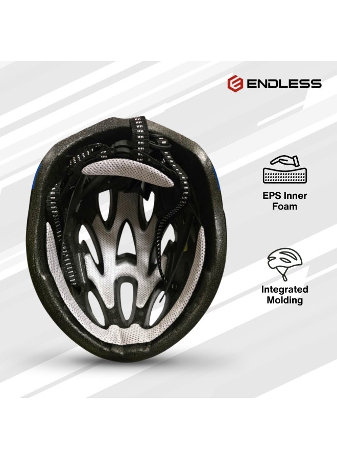 ENDLESS  EL1049 High Quality Cycle and Skates Helmet with Adjustable Strap | Material : Polycarbonate, EPS | With Inside Cushioning Padding for Comfort | For Adults, Women and Men - Image 3