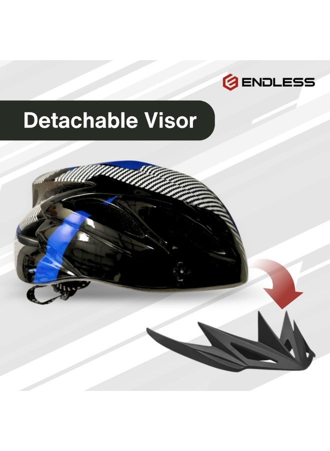ENDLESS  EL1049 High Quality Cycle and Skates Helmet with Adjustable Strap | Material : Polycarbonate, EPS | With Inside Cushioning Padding for Comfort | For Adults, Women and Men - Image 5