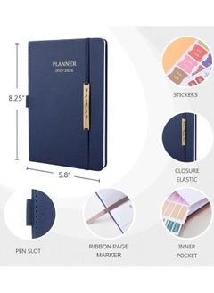 Bukela Planner Notebook 2025-2026, Month Weekly Planner Runs JAN 2025 to JUN 2026, 2025-2026 Planner with Pen Loop, Back Pocket and Stickers, 18 Months Planner, Monthly Planners 2025-2026  - Image 2