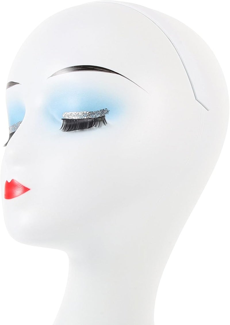 Wig Display Mannequin Head Stand 40Cm Plastic Model for Hair Salon Hat and Scarf Display Hairdressing Training Accessory - Image 4
