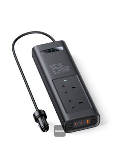 Baseus Baseus Power Inverter 150W (220V UK) - Cluster Black  - Image 1