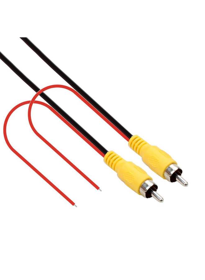 Car Reversing Image Camera Video Cable Universal NAVigation Lotus Head Rear View Av Extension With Trigger-Color:AV Trigger Cable - 12m  - Image 2