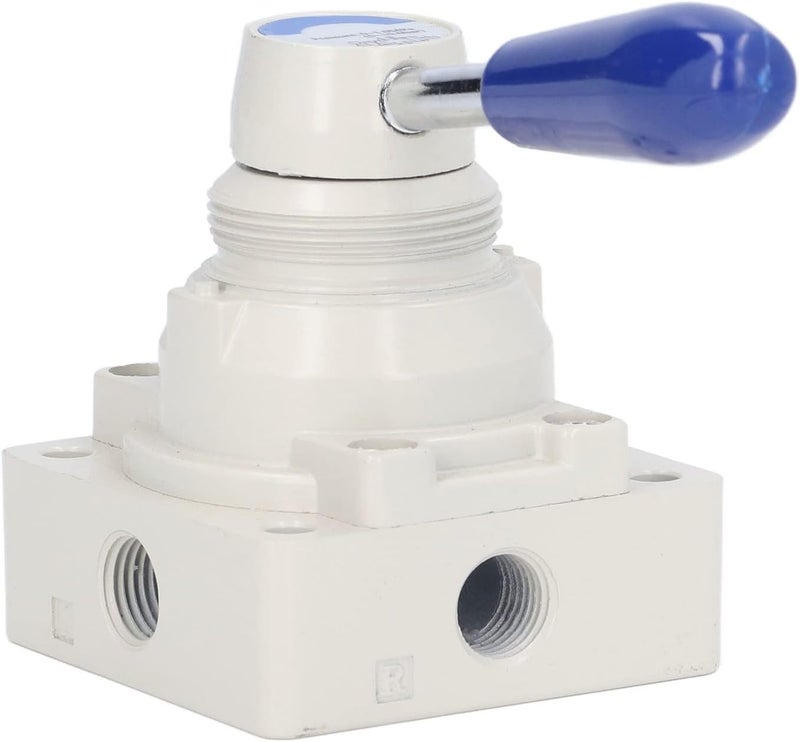 4 Way Pneumatic Hand Valve, Aluminum Alloy, Rotary Lever, Efficient Air Flows, Lubrication Proof, for Pneumatic Systems (4HV210-06) - Image 5