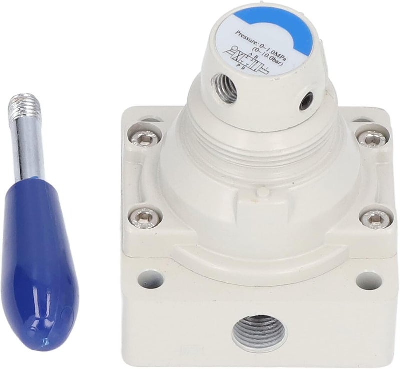 4 Way Pneumatic Hand Valve, Aluminum Alloy, Rotary Lever, Efficient Air Flows, Lubrication Proof, for Pneumatic Systems (4HV210-06) - Image 1