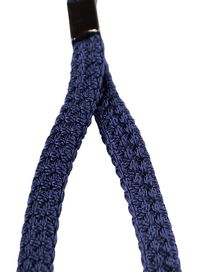 PCP Cane Wrist Strap, Durable Triple Braided Elastic Nylon Lanyard for Canes, Blue - Image 2