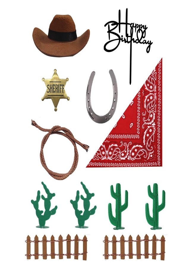 DiDida Cowboy Cake Topper for Western Theme Party - Image 3
