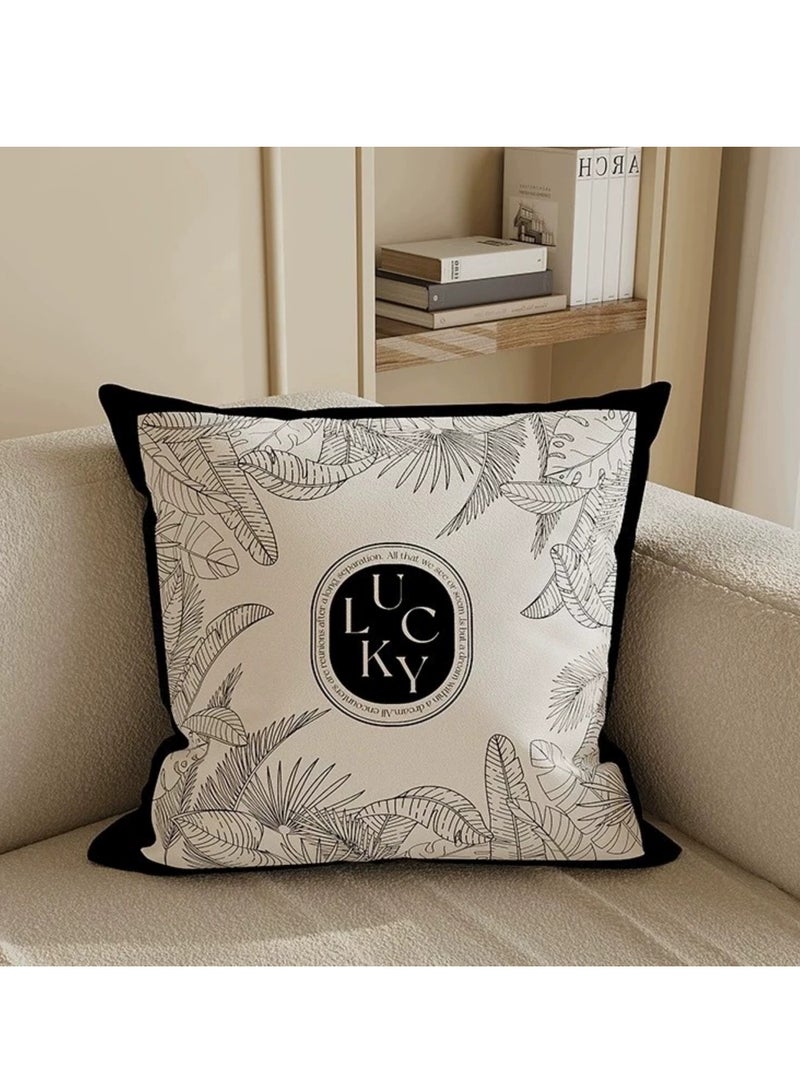 Pillow Covers Set of 4, Throw Pillow Cover, Short Plush Cushion Cover, Decorative Nature Plant Cushion Covers 45cm x 45cm,For Living Room Sofa Couch Bed Pillowcases 18x18 inches（Double sided pattern） - Image 5
