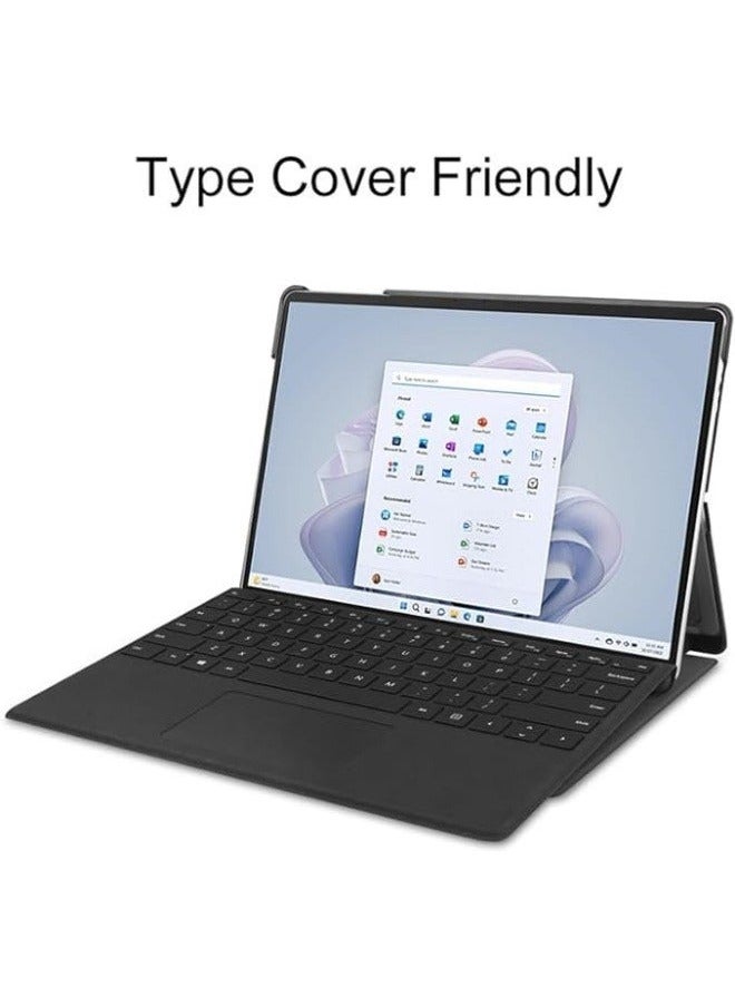 Compatible with Microsoft Surface Pro 11 (2024) 13 inch Case,PU Leather Flip Stand Hard PC Back Cover for Funda Tablet Case  - Image 3