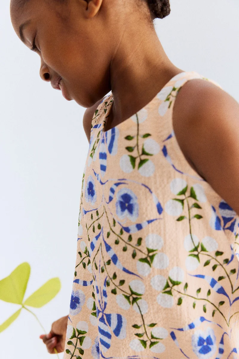 اتش اند ام فستان منقوش