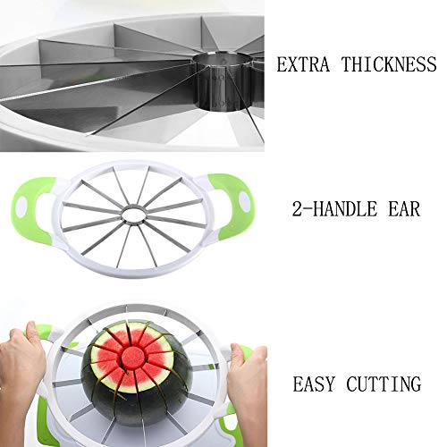 ZaH Melon Slicer Multifunctional Handheld Round Divider Watermelon Cutter Fruits Cutting Slicing Kitchen Tools - Image 3