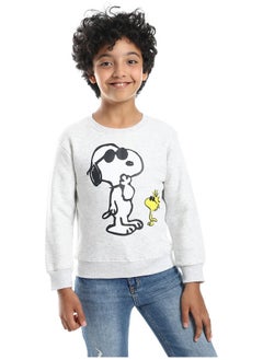 Cotton Printed Boys Sweatshirt