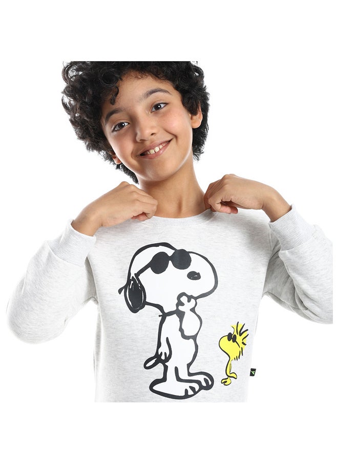 DIADORA - Cotton Printed Boys Sweatshirt - Image 1