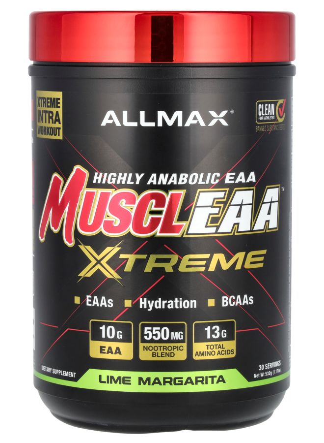Allmax MUSCLEAA™ XTREME Lime Margarita 1.17 lb (523 g)