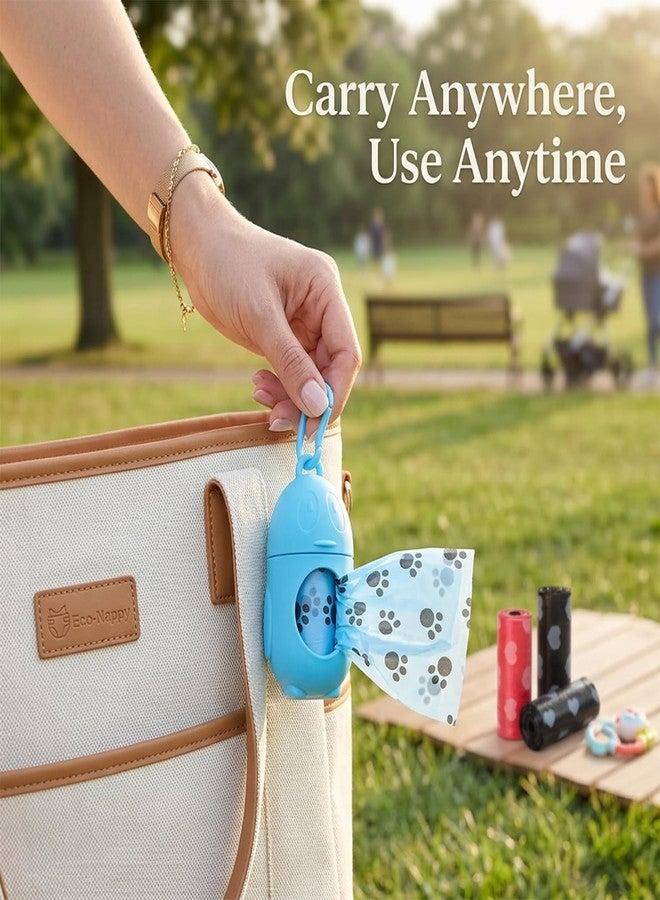 ZURATO Baby Diaper Disposable Bags with Dispenser, Waste Bags, Convenient and Quick Diaper Disposal, Unscented Leak & Odors Proof Diaper Trash Bags for Newborn Diapers (5 Roll + 1 Case) - Image 5