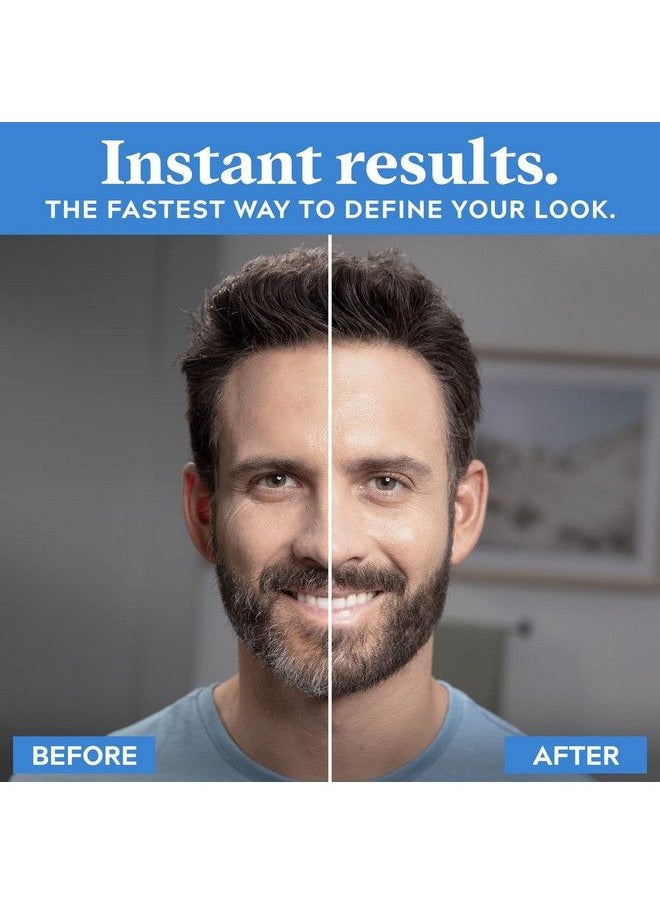 Just For Men لون مؤقت للحية والحواجب لمدة يوم واحد لإضفاء مظهر أكثر اكتمالاً وتحديدًا، حتى 30 تطبيقًا، بني/أسود داكن  - Image 3