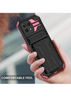 RICOONLINE Shockproof  Protective Phone Case Cover Compatible for Xiaomi11 Lite Pink  - Image 5