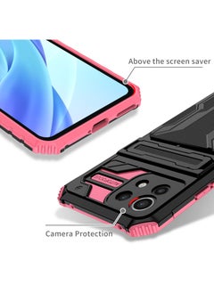 RICOONLINE Shockproof  Protective Phone Case Cover Compatible for Xiaomi11 Lite Pink  - Image 4