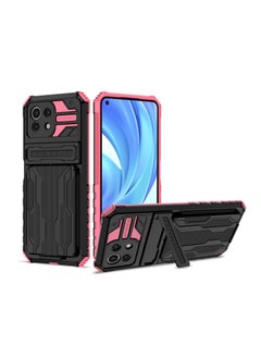 RICOONLINE Shockproof  Protective Phone Case Cover Compatible for Xiaomi11 Lite Pink  - Image 1