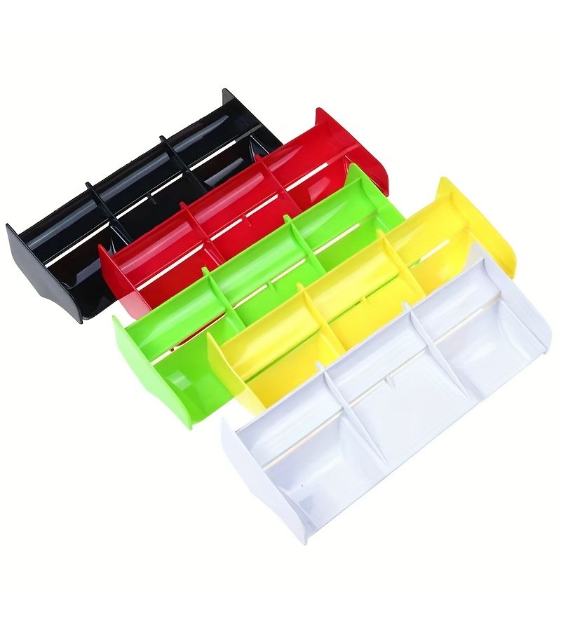 1 Piece Green Plastic Rear Wing for 1 8 Scale RC Off Road Buggy Cars Easy Install Durable Design Portable Accessory 50 Grams - Image 1