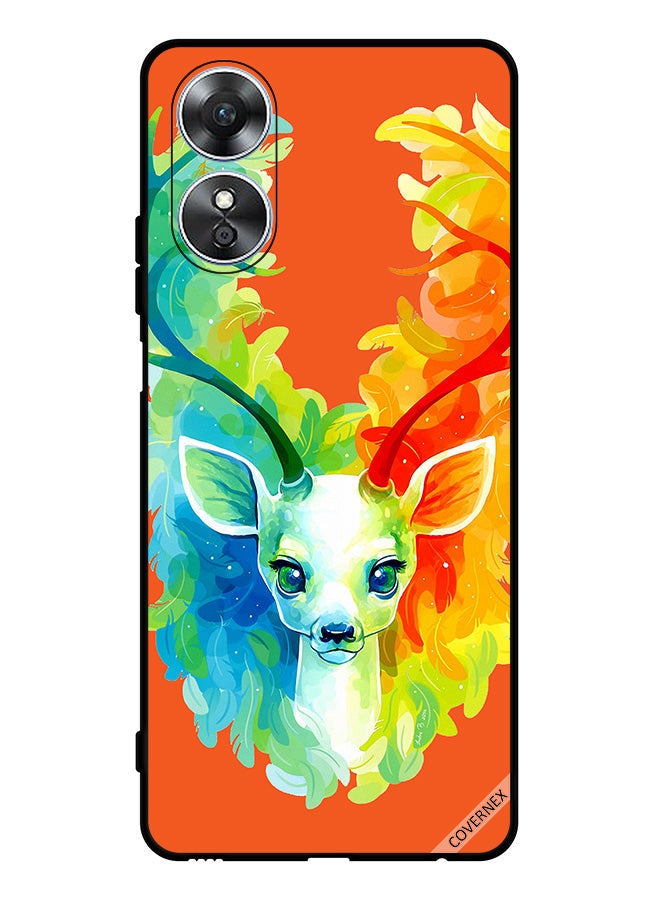 Covernex Protective Case Cover For Oppo A17 Colorful Deer - Image 1