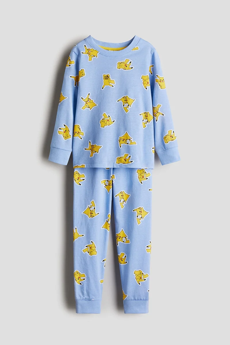 H&M Printed cotton jersey pyjamas