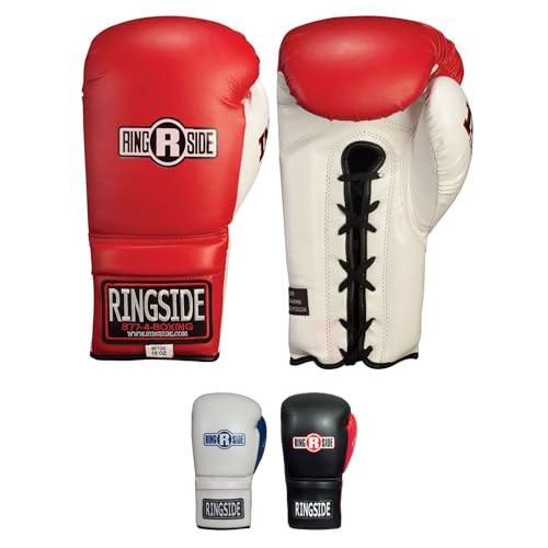 Ringside Lace IMF Tech Boxing Training Sparring Gloves , Red , 16 OZ - Image 5