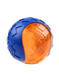 GIGWI Squeaky Dog Ball For Fetch & Play, High Bounce, Floats, Durable Non-Toxic Rubber Balls For Dogs, Gentle On Teeth & Gums, Dog Toy For Medium To Large Breeds, Orange, Large  - Image 3