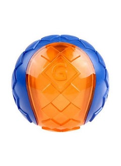 GIGWI Squeaky Dog Ball For Fetch & Play, High Bounce, Floats, Durable Non-Toxic Rubber Balls For Dogs, Gentle On Teeth & Gums, Dog Toy For Medium To Large Breeds, Orange, Large  - Image 2