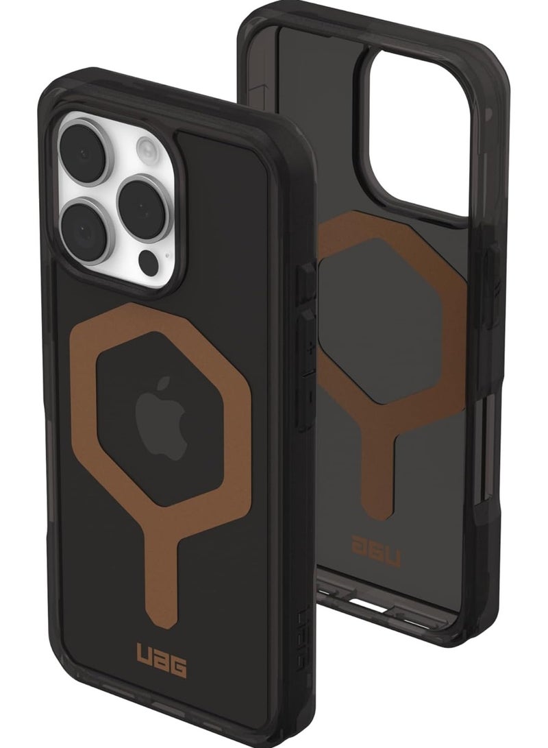 Urban Armor Gear UAG Plyo MagSafe for iPhone 16 PRO Case Cover [16 Feet Drop tested] - Black | Bronze  - Image 1