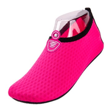 Generic Unisex Beach Shoes for Snorkeling Indoor Fitness Yoga Water Trek Rose Red 