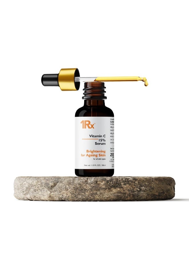 Zeelab Vitamin C 15% Face Serum , Brightening & Anti Aging Formula for Radiant Skin - Image 2