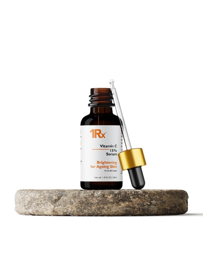 Zeelab Vitamin C 15% Face Serum , Brightening & Anti Aging Formula for Radiant Skin - Image 3