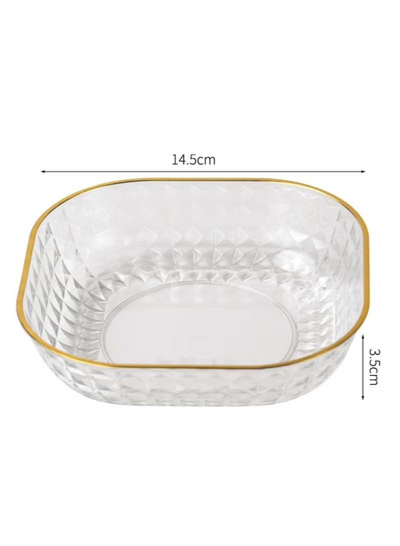 ح واحة طقم من 8 أطباق تقديم متعددة الاستخدام مع قاعدة – مثالي للمكسرات والفواكه والحلويات والعظام والطعام - Image 2