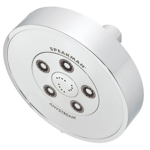 Speakman S-3010 Neo Anystream High Pressure Adjustable 2.5 GPM Shower Head, Polished Chrome - Image 1