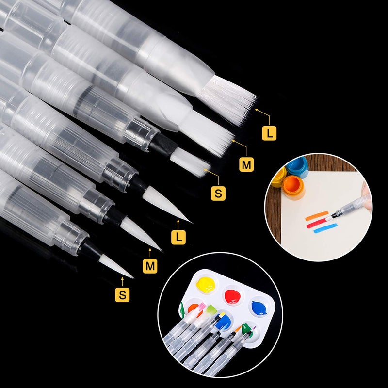 UPINS 12 Piece Water Color Brush Pen Set, Watercolor Paint Pens for Painting Markers - Image 3